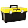 vidaXL Caja de herramientas de pl&aacute;stico amarillo 595x337x316 mm