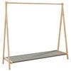 vidaXL Perchero con estantes bamb&uacute; 106x34x102 cm