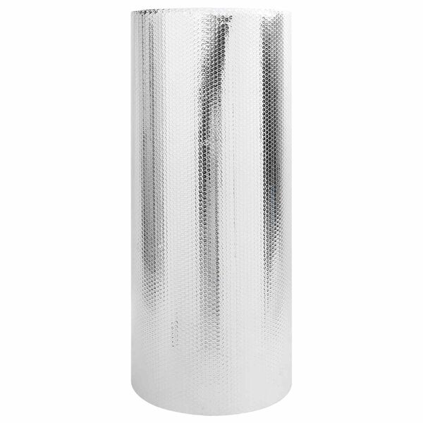 vidaXL Reflector de calor para radiador Plateado 1 x 15 m Aluminio