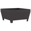 vidaXL Taz&oacute;n de fuego Negro 80 x 80 x 43 cm Acero autopatinable