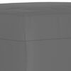 vidaXL Juego de sofás con cojines 4 piezas tela microfibra gris oscuro