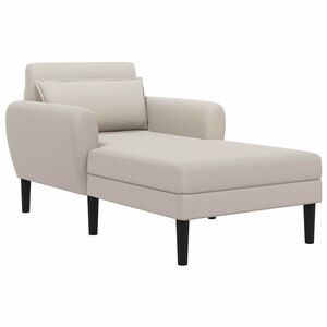 vidaXL Chaise longue Avena Terciopelo granulado