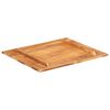 vidaXL Tablero de mesa madera maciza de acacia 15-16 mm 60x70 cm