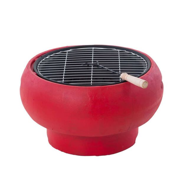 BBGRILL Barbacoa port&aacute;til roja BBQ TUB-R