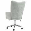 vidaXL Silla de relax Gris Claro 62 x 68,5 x 105 cm Terciopelo