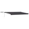 vidaXL Toldo Retr&aacute;ctil El&eacute;ctrico Antracita 5 x 3,5 m