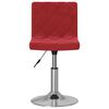 vidaXL Taburete de cocina de terciopelo vino tinto