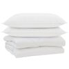 vidaXL Edred&oacute;n con almohada 3 uds. Microfibra