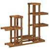 vidaXL Soporte de plantas Natural 118 x 25 x 96,5 cm