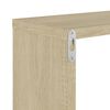 vidaXL Estantes cubo de pared 2 unidades roble Sonoma 26x15x26 cm