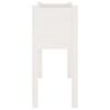 vidaXL Jardineras 2 uds madera maciza de pino blanco 70x31x70 cm