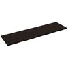 vidaXL Estante pared madera roble tratada marr&oacute;n oscuro 180x50x(2-4)cm