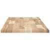 vidaXL Estantes flotantes 3 uds madera acacia sin tratar 140x40x2 cm