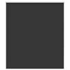 vidaXL Estor Enrollable Opaco negro 125x150 cm Tela Ancho 121,6 cm
