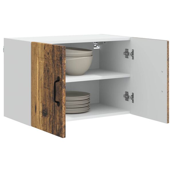 vidaXL Mueble de Cocina con estante 2 pcs Madera vieja 60 x 31 x 40 cm