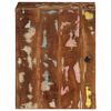 vidaXL Armario de baño de pared madera maciza reciclada 38x33x48 cm