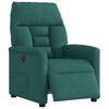 vidaXL Sill&oacute;n reclinable el&eacute;ctrico tela verde oscuro