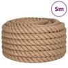 vidaXL Cuerda de yute 1 mm Natural 100% yute Tossa
