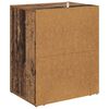 vidaXL Armario de Noche con caj&oacute;n Madera vieja 35 x 50 x 60 cm