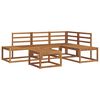vidaXL Conjunto de sof&aacute;s de exterior 5 Pieza Natural