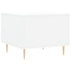 vidaXL Mesa de centro madera de ingeniería blanca 50x50x40 cm