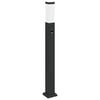 vidaXL Baliza luminosa con sensor de 80 cm, color negro, IP44