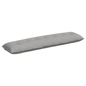 vidaXL Coj&iacute;n de Espalda Gris Nube 200 x 19 x 50 cm tela