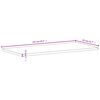 vidaXL Tablero de escritorio madera maciza de haya 115x55x2,5 cm