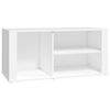 vidaXL Zapatero madera contrachapada blanco 100x35x45 cm