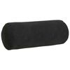 vidaXL Cojines Bolster 2 pcs Negro Ø 15 x 40 cm Tela de pana