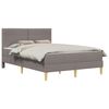 vidaXL Estructura de cama 160 x 200 cm Taup&eacute;