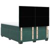 vidaXL Cama box spring con colch&oacute;n terciopelo verde oscuro 140x200 cm
