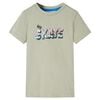 Camiseta infantil caqui claro 92