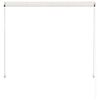 vidaXL Toldo retráctil crema 100x150 cm