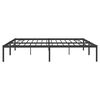 vidaXL Estructura de cama de metal negro 183x213 cm