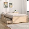 vidaXL Estructura de cama con cajones 90x190 cm