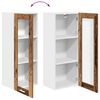 vidaXL Mueble colgante con puerta Madera vieja 40 x 31 x 100 cm