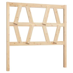 vidaXL Cabecero de cama madera maciza de pino 81x4x100 cm