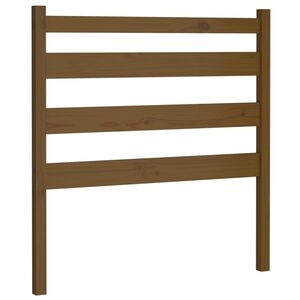 vidaXL Cabecero de cama madera maciza de pino marr&oacute;n miel 81x4x100 cm