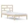 vidaXL Estructura de cama individual de madera maciza 90x190 cm