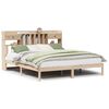 vidaXL Cama con estanter&iacute;a sin colch&oacute;n madera maciza de pino 180x200cm