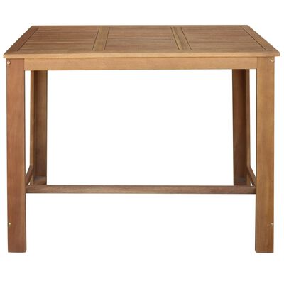 vidaXL Set de mesa y taburete de bar 5 unids madera maciza de acacia
