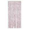 vidaXL Cortina antimoscas chenilla gris plateado y rosa 90x200 cm