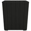 vidaXL Mesa de jard&iacute;n con tapa extra&iacute;ble polipropileno negro