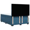 vidaXL Cama box spring con colch&oacute;n terciopelo azul 140x190 cm