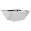 vidaXL Maceta para Jard&iacute;n Plateado 35 x 35 x 15 cm Acero Galvanizado