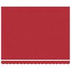 vidaXL Toldo Retr&aacute;ctil Manual Rojo 400 x 300 cm tela