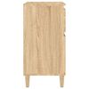 vidaXL Aparador de madera contrachapada roble Sonoma 60x35x70 cm