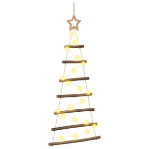 vidaXL &Aacute;rbol de Navidad Colgante 90 cm 30 LED Blanco C&aacute;lido
