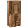 vidaXL Armario de madera de ingenier&iacute;a madera envejecida 80x52x180 cm